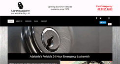 Desktop Screenshot of northeasternlocksmiths.com.au